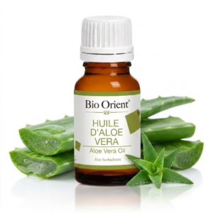 huile d'aloe vera macérât cicatrisation illumine Aloe barbadensis amande douce Bio Orient